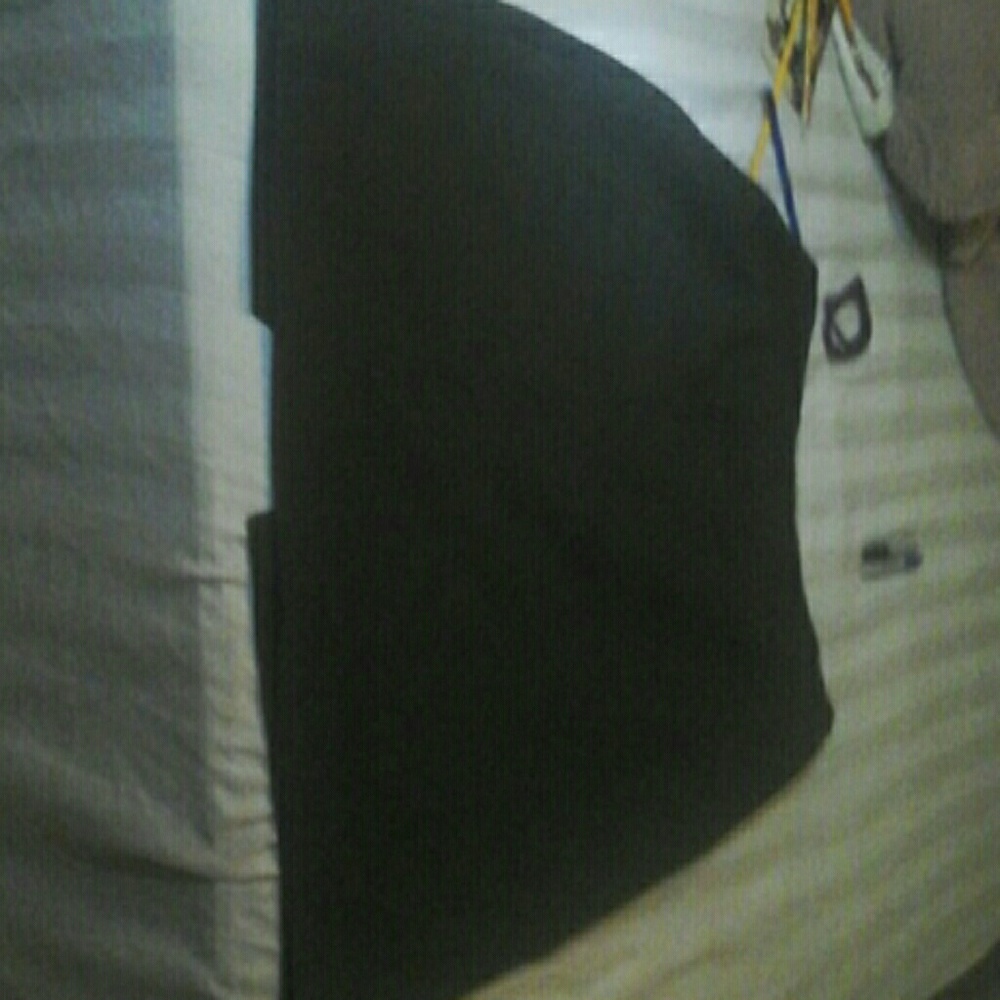 A split back skirt